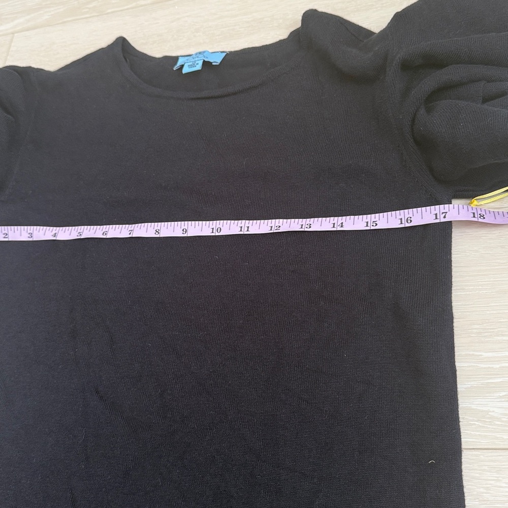 CeCe Black Casual Dress with Ruffle Short Sleeves - Picture 5 of 8